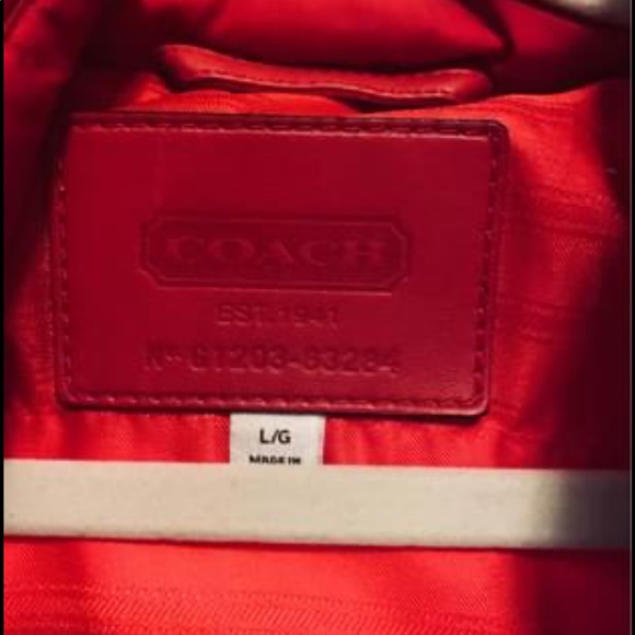 Large authentic coach jacket - Picture 2 of 6